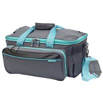 GP'S Softbag-Arzttasche, grau/türkis