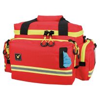 MIC-S Notfalltasche, rot: Anwendungsbeispiel mit Handschuhen