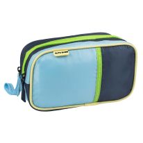 DIA'S RETRO Diabetiker-Täschchen, pastellblau/navy