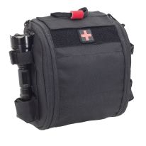 QUICKAID Oberschenkel-Tasche, schwarz: Anwendungsbeispiel