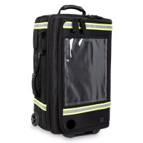 EMERAIR'S TROLLEY Beatmungskoffer, schwarz mit Trolley-System