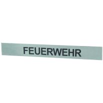 REFLEXSTREIFEN mit Aufdruck FEUERWEHR