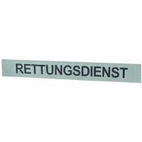 REFLEXSTREIFEN mit Aufdruck RETTUNGSDIENST