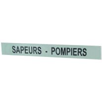 REFLECTIVE STRIPE with imprint SAPEURS-POMPIERS