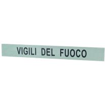 REFELECTIVE STRIPE with imprint VIGILI DEL FUOCO